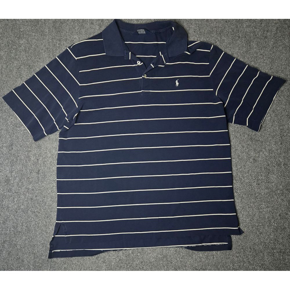 Polo Golf Ralph Lauren Blue Striped Size XL